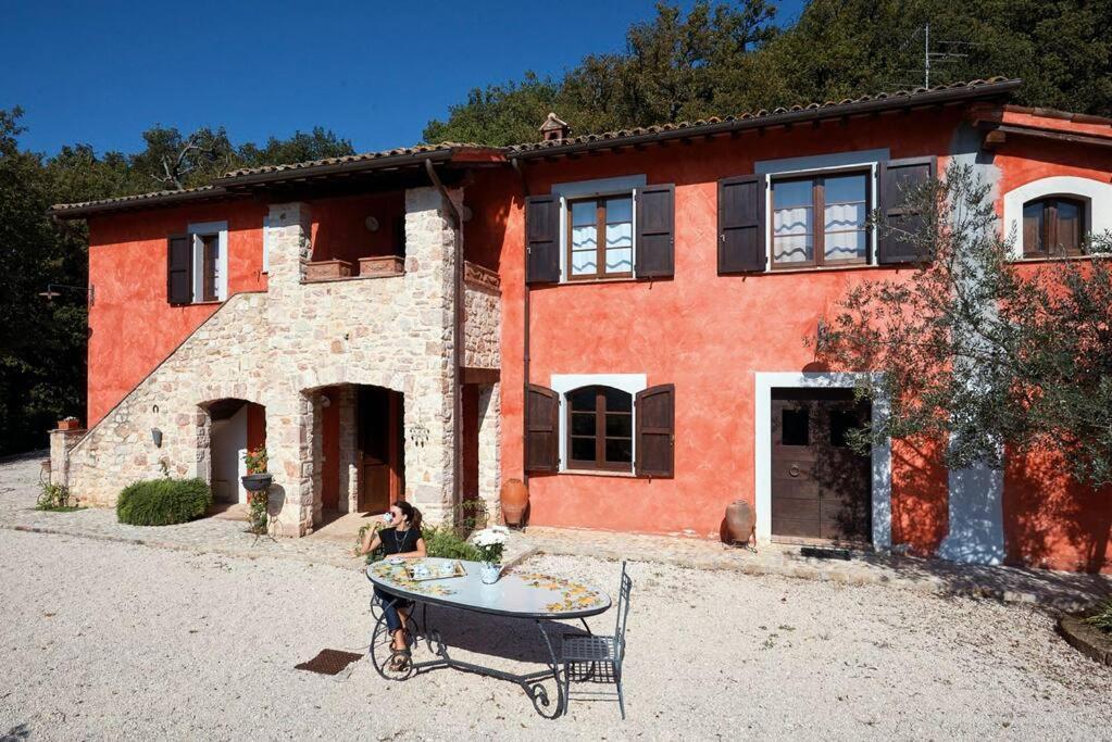 Villa Casale Rosso Castel San Felice Exterior foto
